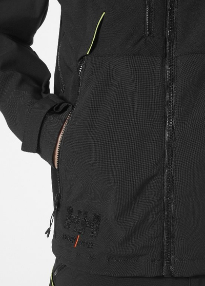 Xhaketë pune Helly Hansen Magni Evo, softshell, me kapuç që hiqet, e zezë