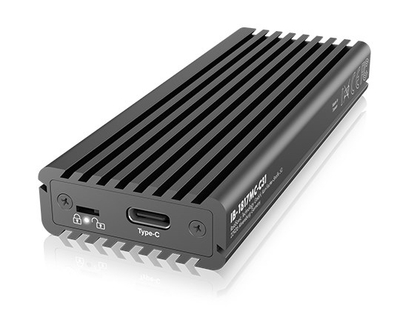 Kuti e jashtme SSD Icy Box IB-1817MC-C31, M.2 NVMe / SATA, USB-C 10Gb/s, e zezë