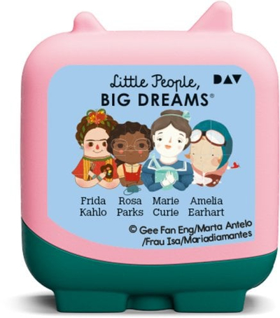 Figurë audio Tonies Little People Big Dreams Clever Tonie, për Toniebox, për kalamaj, shumëngjyrëshe