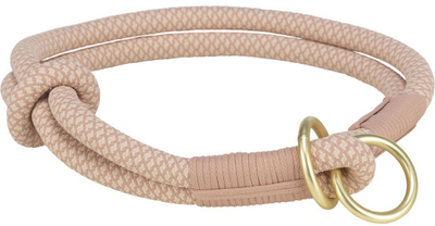Qafore qeni TIAKI Soft Rope Pull Stop, najlon, me kufizim tërheqjeje, rozë e çelët
