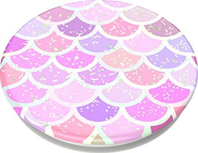 Mbajtëse telefoni PopSockets 800943 PopGrip, model mermaid, rozë vjollcë