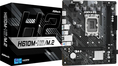 Pllakë amë ASRock H610M H2 M.2, LGA1700, DDR4