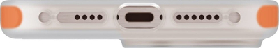 Mbështjellës telefoni Uniq Combat Active MagClick për iPhone 16 Pro, përputhet me MagSafe, portokalli