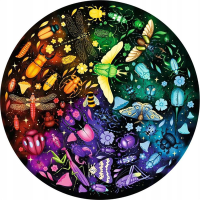 Puzzle Ravensburger Color Palette Insects, 500 copa, shumëngjyrësh