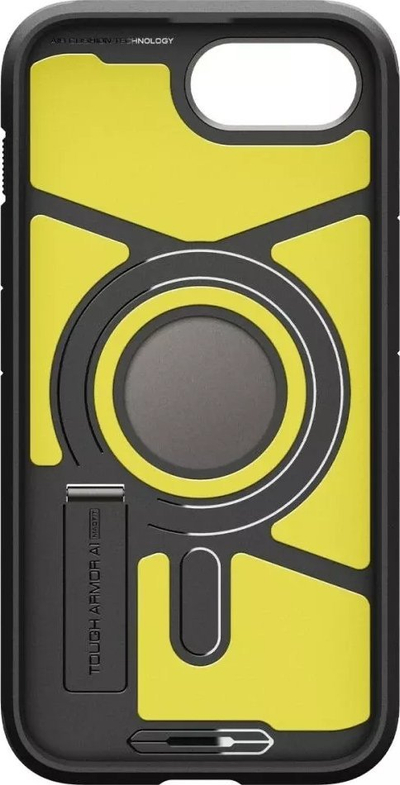 Maskë mbrojtëse Spigen Tough Armor MagSafe, për iPhone 16e, Gunmetal
