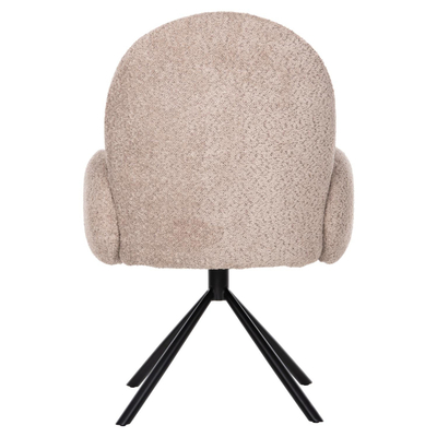 Kolltuk rrotullues Winon 65x67x92Hcm (HM9778.03), bezhë/ zezë