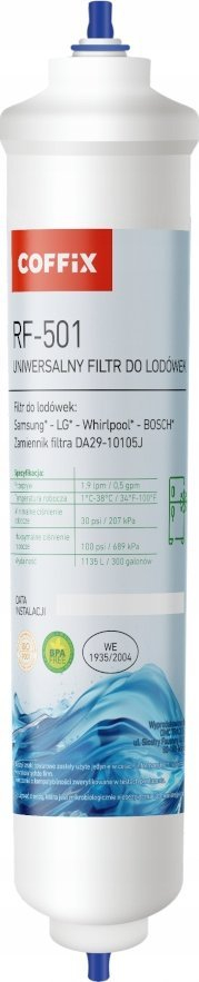 Filtër uji frigoriferi Coffix RF-501, zëvendësues për Samsung HAFEX/EXP, 1135L
