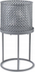 Mbajtëse vazoje Lumarko Cover On Stand, metal, 19x22.5-37.5cm, gri