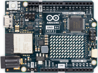 Pllakë zhvillimi Arduino UNO R4 WiFi, Renesas RA4M1, WiFi Bluetooth, USB C