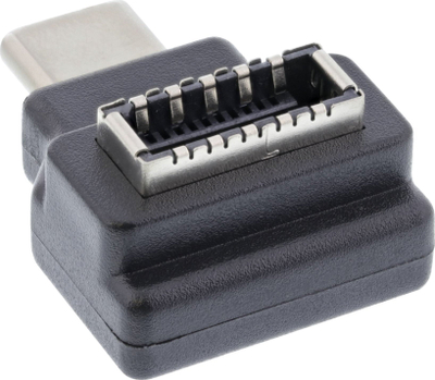 Adapter USB InLine USB 3.2, USB C mashkull në USB E për panelin e përparmë