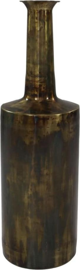 Vazo dekorative HSM Collection Bergamo Medium, metal 20x65 cm, ngjyrë ari