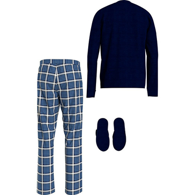 Set pizhame me papuçe Tommy Hilfiger UM0UM026220Y1