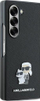 Futrollë telefoni Karl Lagerfeld KLHCZFD6SAPKCNPK, për Samsung Z Fold 6, material Saffiano, e zezë