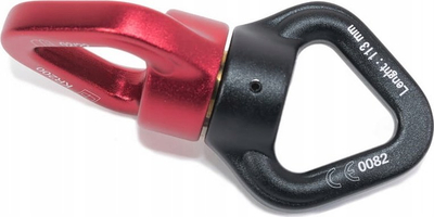 Swivel për aerial Tiguar KR2200, ngarkesa 28 kN, i kuq e zi