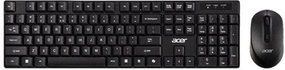 Set tastierë dhe maus wireless Acer AAK400 USI, USB, me tast Copilot, ngjyrë e zezë