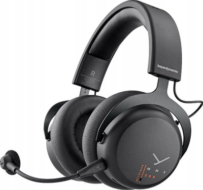 Kufje gaming Beyerdynamic MMX 200 Wireless, pa tela, over ear, të zeza
