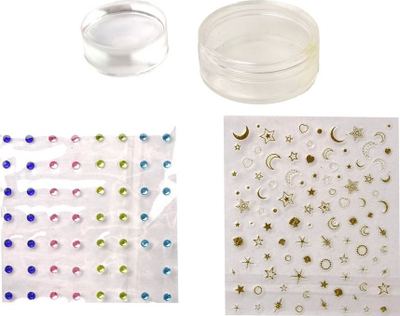 Set loje Leantoys Nail Painting me valixhe për lyerje thonjsh, rozë me shkëlqim