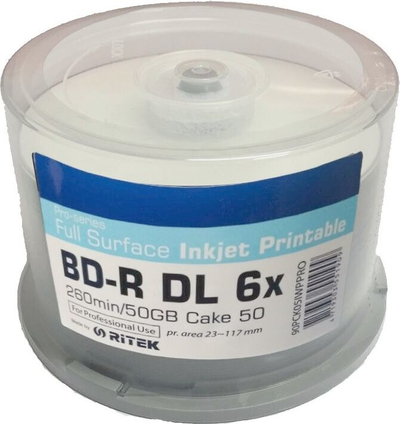 Disqe Traxdata BD-R DL (TRBDL50), 50 GB, 6x, 50 copë