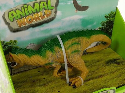 Figurë dinosauri për zbukurim, e vogël dhe shumëngjyrëshe