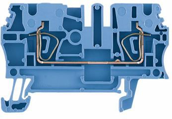 Bllok terminal Weidmuller 1608520000, 2 përçues, 2.5mm², blu