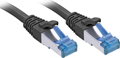 Kабел за мрежа Lindy Cat6A, S/FTP, 1m, црн
