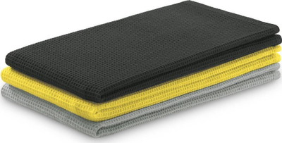 Set leckash kuzhine MyBestHome Provence, 3 copë, pambuk 100%, 50x70 cm, shumëngjyrëshe