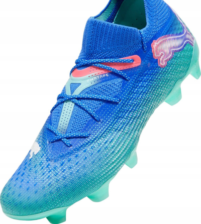 Këpucë futbolli Puma Future 7 Ultimate FG AG M 107916 01, për bar natyral dhe artificial, të kaltra