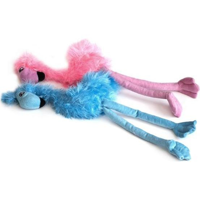 Lodër pelushi për qen Party Pets Flamingo, 52 cm, me ngjyra të përziera