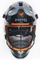 Helmetë floorball Unihoc MPS 0240/0241, plastikë e lehtë, me rripa që rregullohen, e zezë