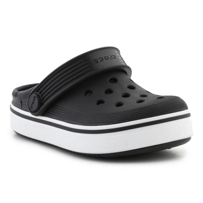 Sanda Crocs Off Court Clog, fëmijë, të zeza