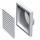 Grilë ventilimi Vents MW120AK, 188x188mm, flanxhë Ø125mm, e bardhë