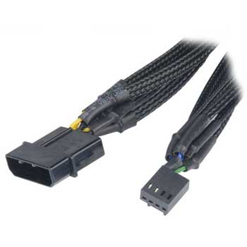 Akasa Flexa FP5S 5x3-Pin Fan 45cm, Adapter