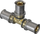 Pjesë lidhse T Wavin Tigris M5 4064326, DN20 25x25, bronz