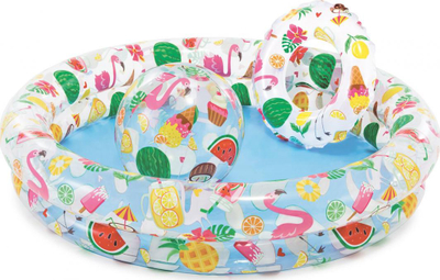 Intex 2-Ring Pool Set Just So Fruity, 122 cm