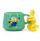 Qiri i parfumuar Minions Bob, filxhan qeramik, aromë banane, jeshil