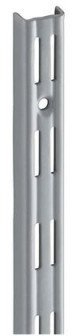 Shinë murale Malys Group Wall Upright Double Slot, 995mm, metal, gri