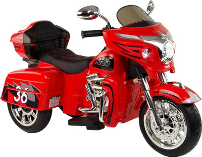 Motor elektrik për kalamoj LEAN CARS Goldwing, 12V, me Bluetooth dhe MP3, i kuq