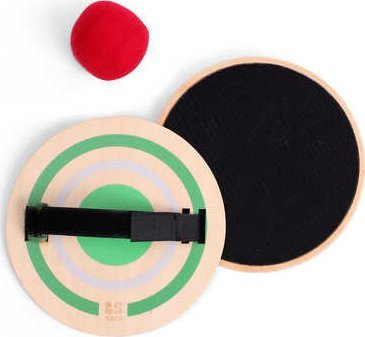 Set loje me raketa dore Buitenspeel Hand Racket Catch Game GA473, për fëmijë, shumëngjyrësh