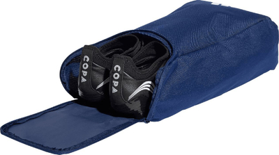 Çantë këpucësh adidas Tiro IB8647 me zinxhir, sportive, blu navy