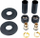 Set fshehës për radiator Vario Term Concealing Set Single Rosette 16xM22, për tuba PEX, i zi