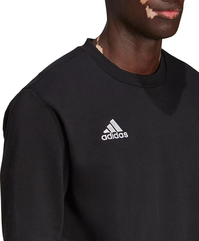 Bluzë sportive Adidas Entrada 22 H57478, fleece, për burra, e zezë, S