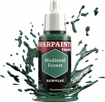 Ngjyrë akrilike The Army Painter Warpaints Fanatic Medieval Forest, 18ml, jeshile