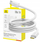 Kabllo karikimi Baseus me magnet, Type C, 100W, gri