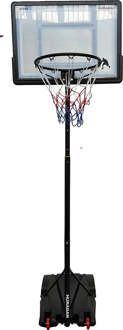 Set basketbolli Huragan Adjustable, me lartësi 1.6–2.1 m, për oborr, shumëngjyrësh
