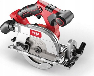 Sharrë rrethore me bateri Flex CS62, 18V, motor brushless, kuqe me argjend