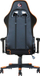 Karrige gaming Gembird SCORPION GC-SCORPION-04X, material tekstil, mbështetje ergonomike, e zezë dhe portokalli