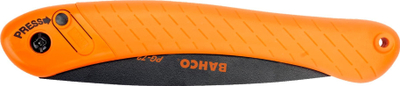 Sharrë dore palosme Bahco PG-72, 190 mm, 7 TPI, portokalli