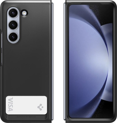 Mbulesë telefoni Spigen Slim Armor Slot, për Samsung Galaxy Z Fold5, me xhep kartash, e zezë