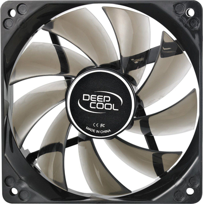 Вентилатор за куќиште Deepcool WIND BLADE 120, 120mm, сино ЛЕД, црн