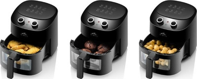 Fritezë me ajër të nxehtë ETA Vista 0168 90000, 4.3L, 1300W, e zezë